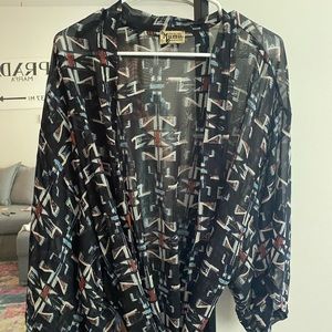 Show Me Your Mumu Tribal Kimono